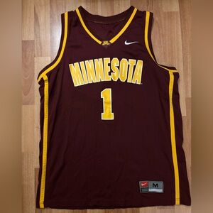 Vintage Nike Minnesota Gophers #1  Basketball Shirt Jersey M